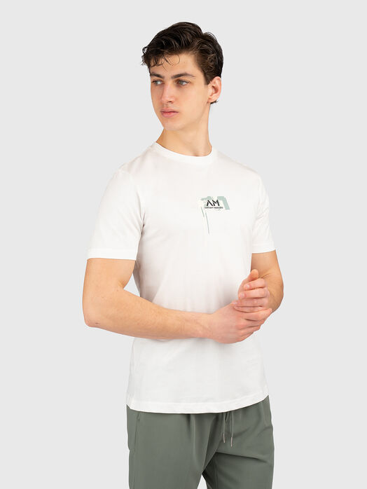 Cotton T-shirt with a statement back