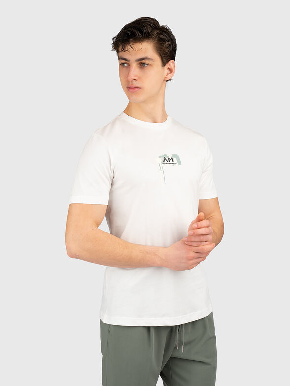 Cotton T-shirt with a statement back - 1