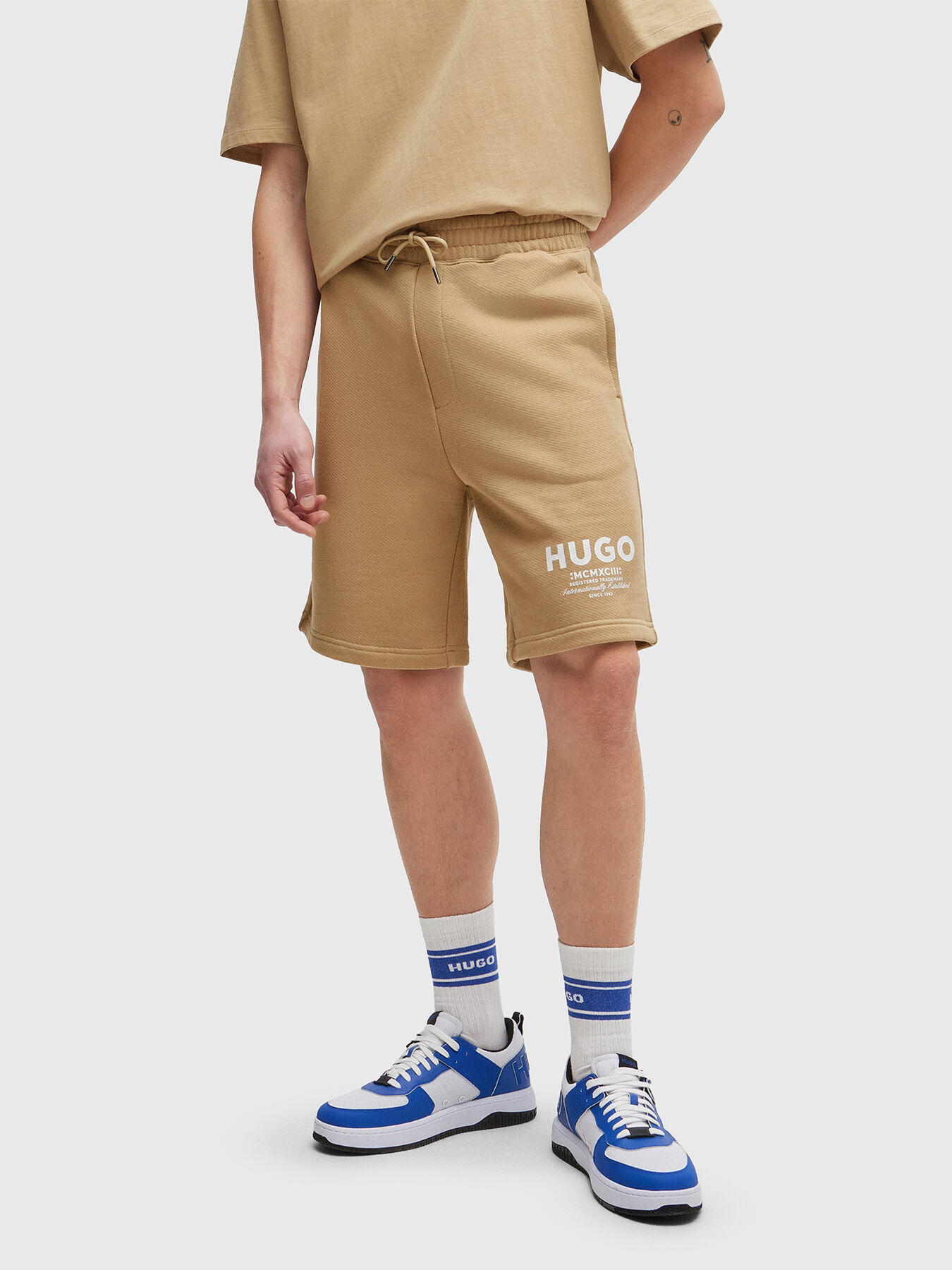 Sports cotton shorts shop