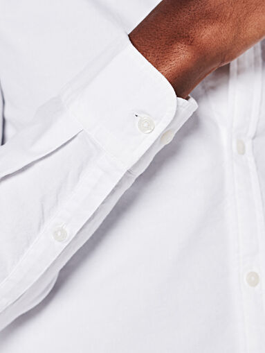 Oxford shirt with logo embroidery - 3