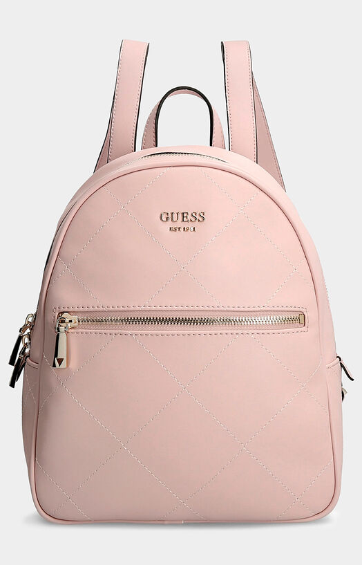 VIKKY backpack in pink color brand GUESS —