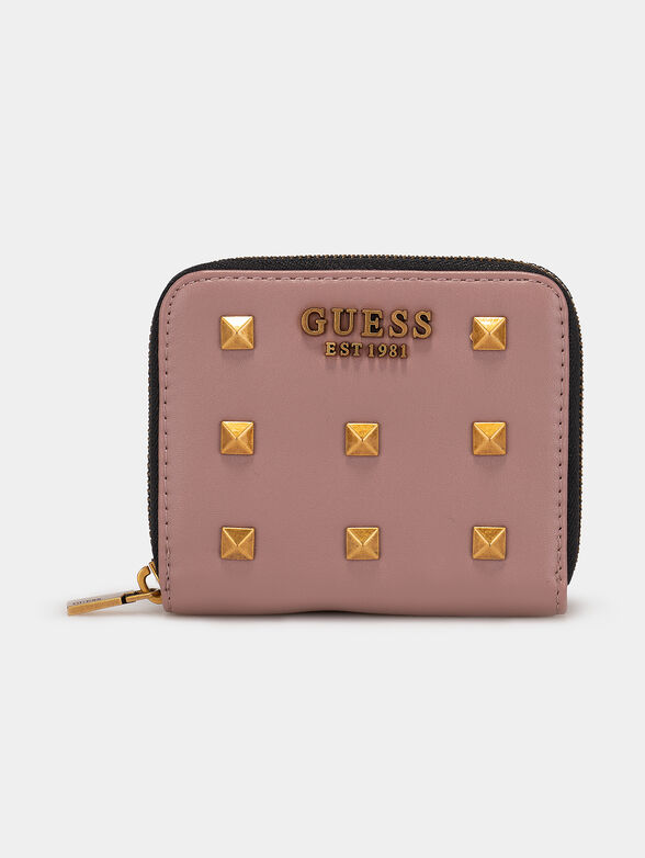 AMANTEA black purse with gold studs - 1