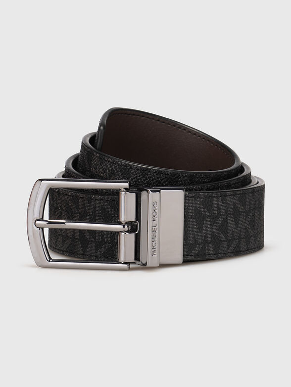 Double face belt with logo print - 1