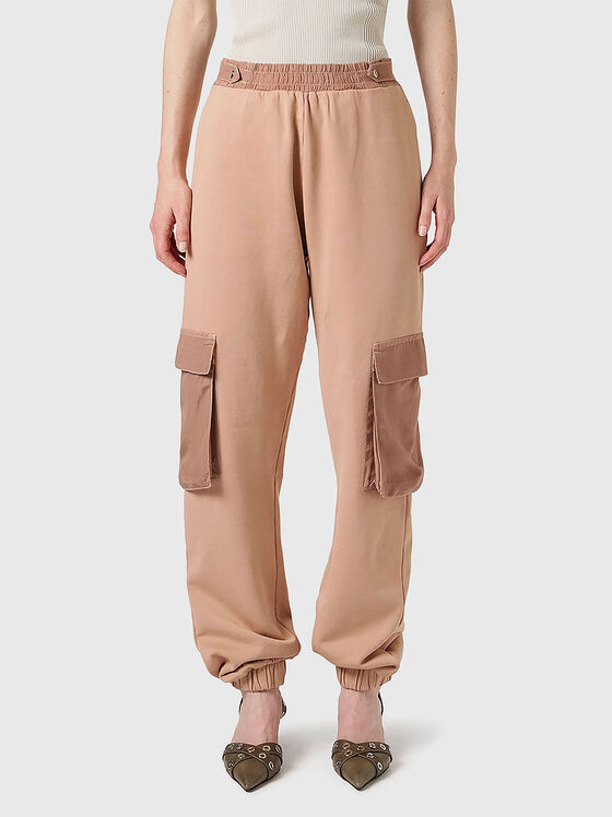 Cotton cargo trousers - 1