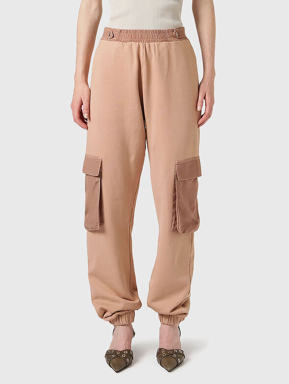 Cotton cargo trousers - 1