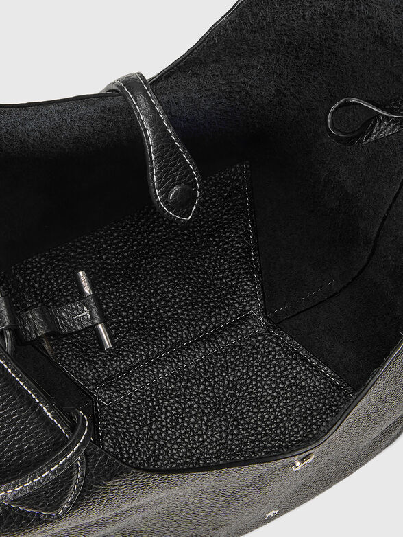 Black leather bag - 6