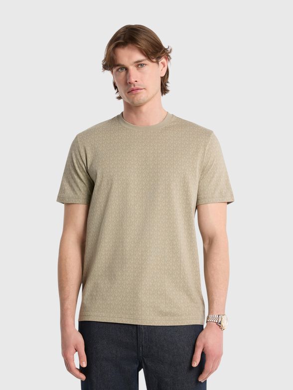 T-shirt with monogram logo print - 1