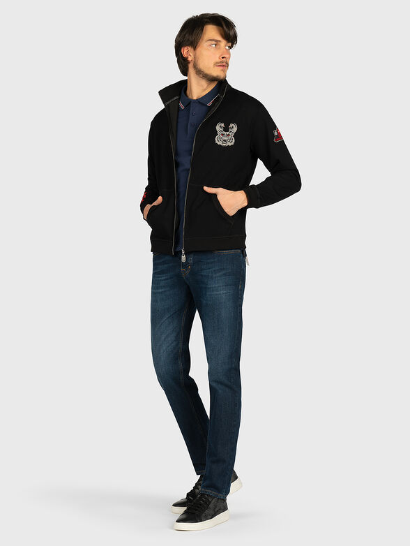 Sweatshirt with logo print - 6