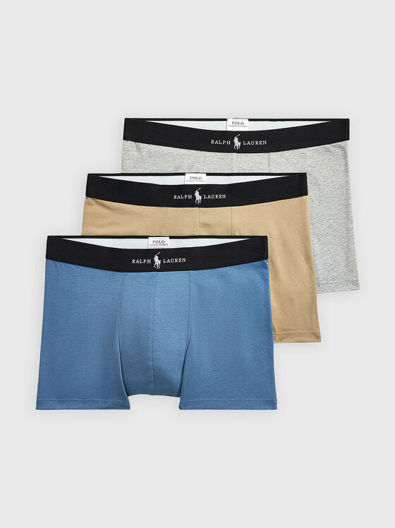 Set of three boxers with logo - 1