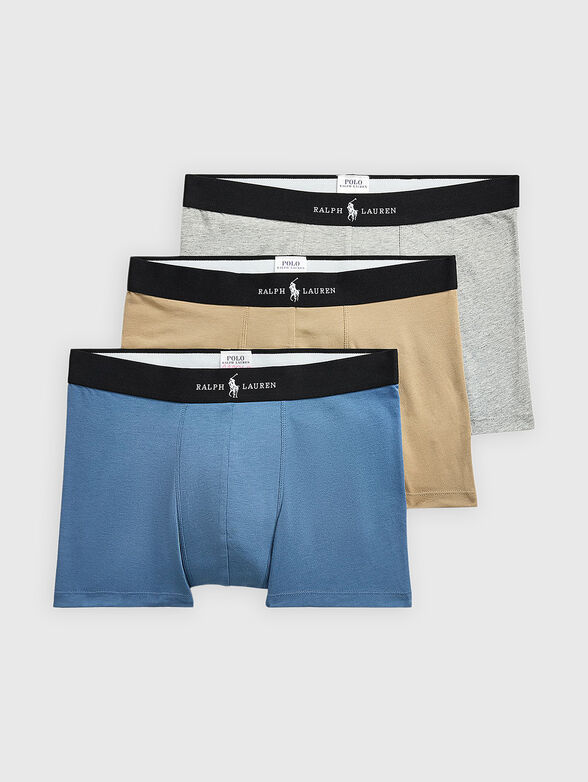 Set of three boxers with logo - 1