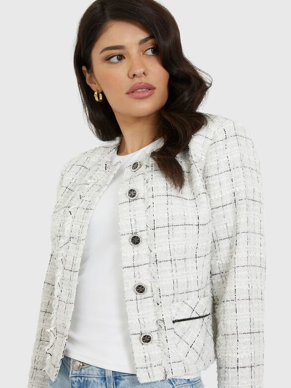 SOFIA tweed blazer - 4