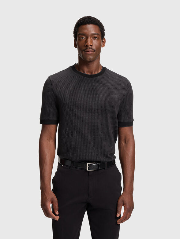 Micro print T-shirt - 1