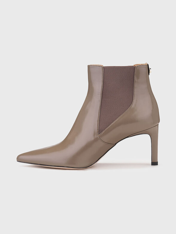 Leather heeled boots - 4