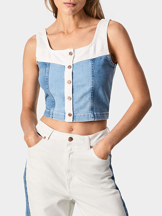 RUBY BLEND top with buttons