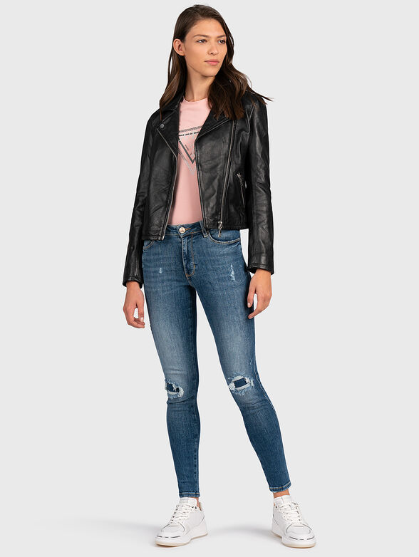 Skinny jeans with tears - 4