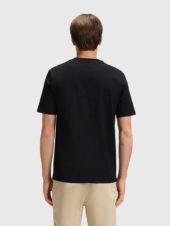Cotton T-shirt with logo print - 3