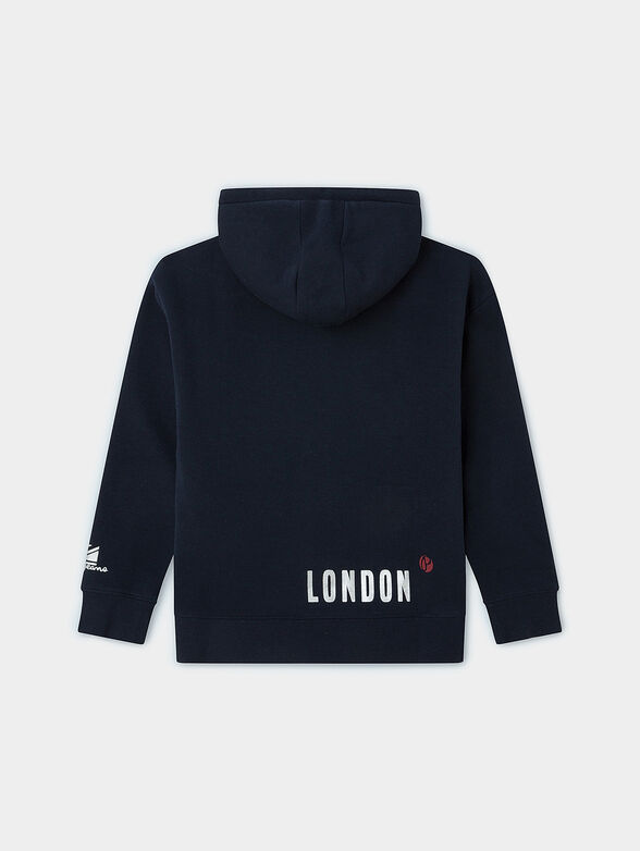 DAPHNE blue sweatshirt - 2