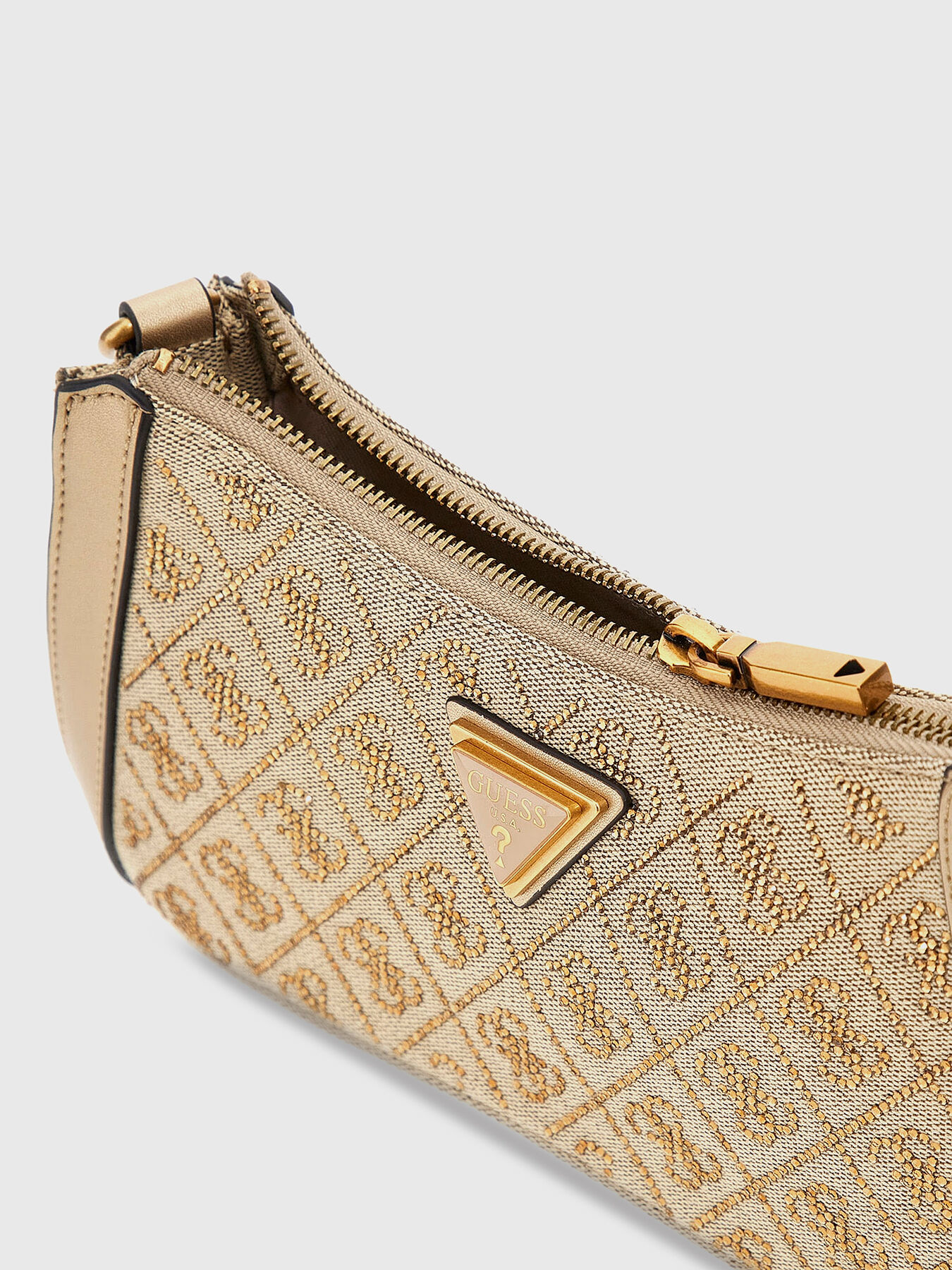 DILI bag with 4G rhinestone monogram brand GUESS