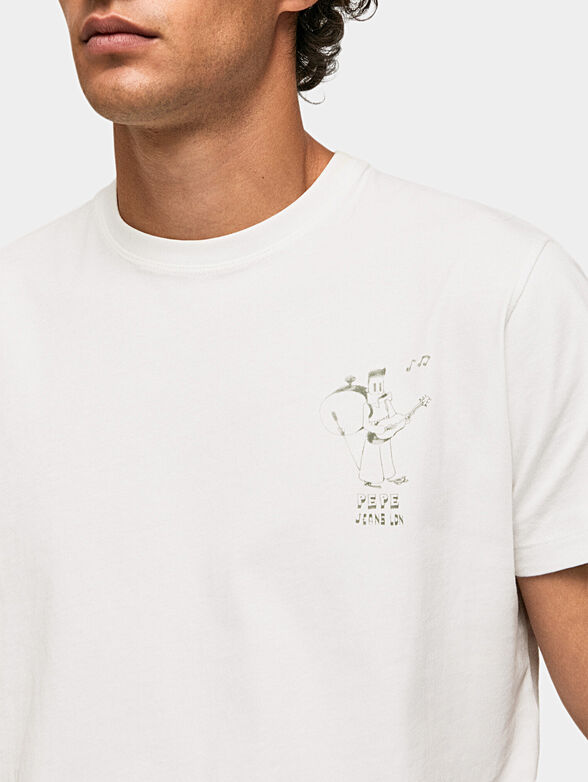 ALFORD green T-shirt with contrasting accent - 4