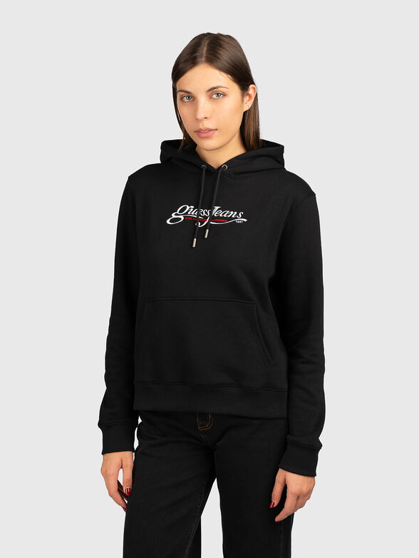 Sweatshirt with contrast logo embroidery  - 1