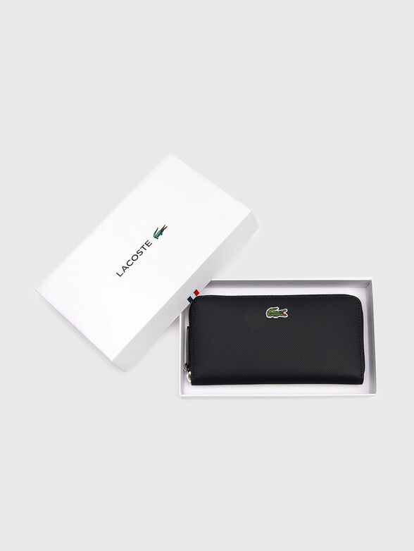 Black wallet with logo - 2