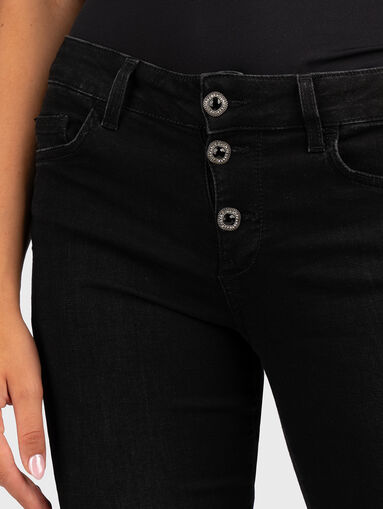 Black jeans with low waist - 4