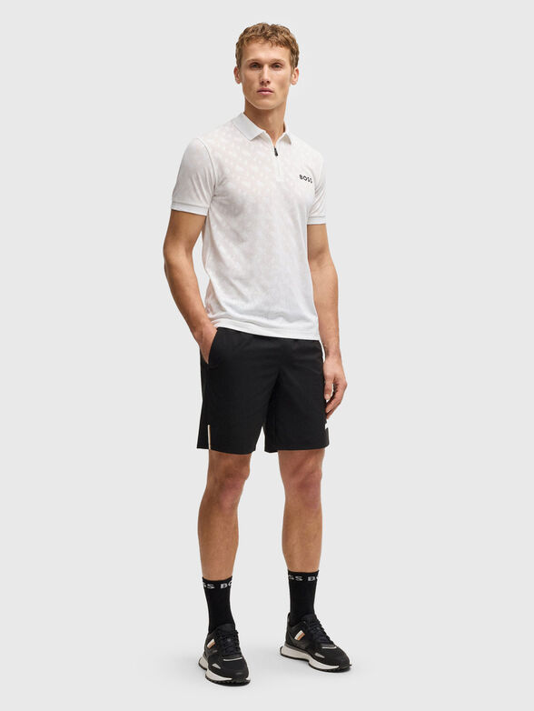 Polo shirt with zip and short sleeves - 2