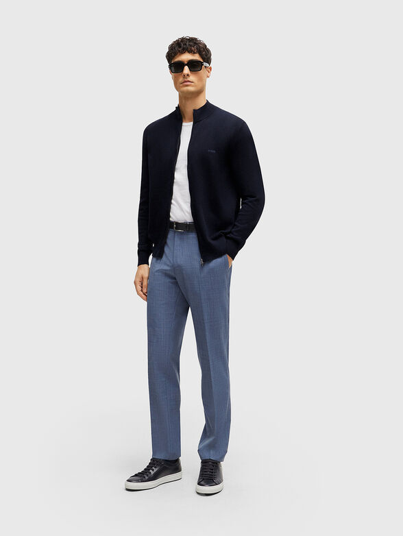 PALANO cotton cardigan with zip  - 2