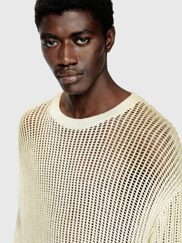 K-SKUAT knitted sweater with oval neckline - 4