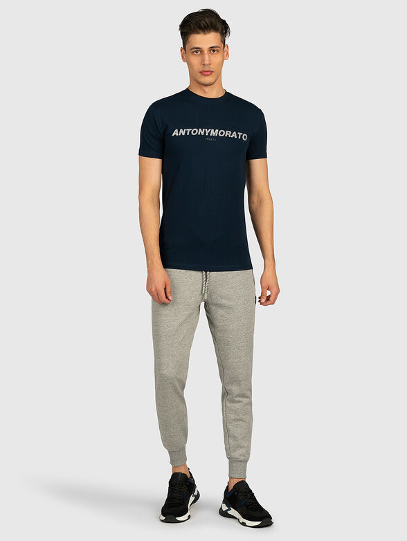 T-shirt in dark blue - 4