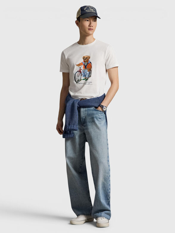 POLO BEAR Printed white t-shirt - 2