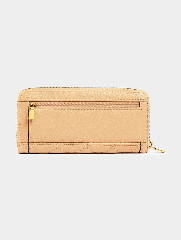 ABEY beige purse with quilted effect - 2