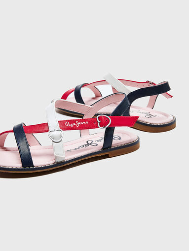 ELSA BRITT Multistrap sandals - 4