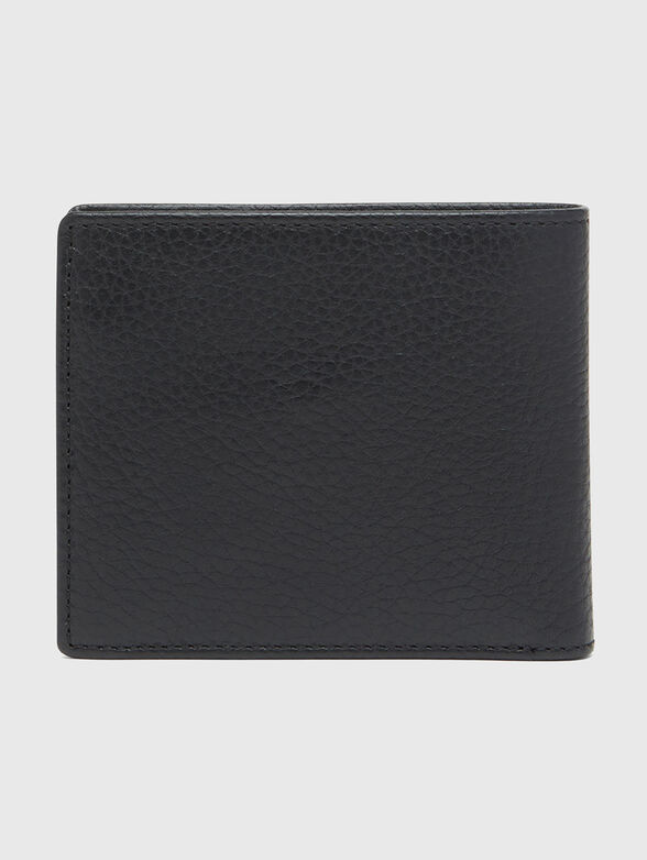 Genuine leather wallet with logo - 2