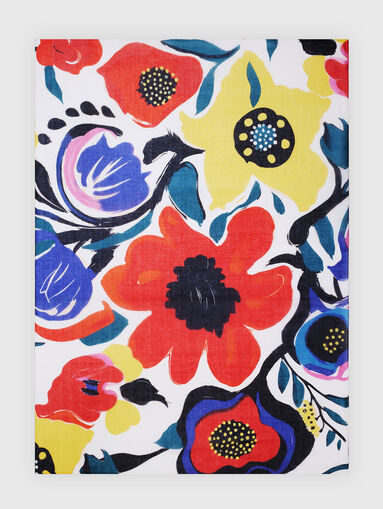 Floral print scarf - 3
