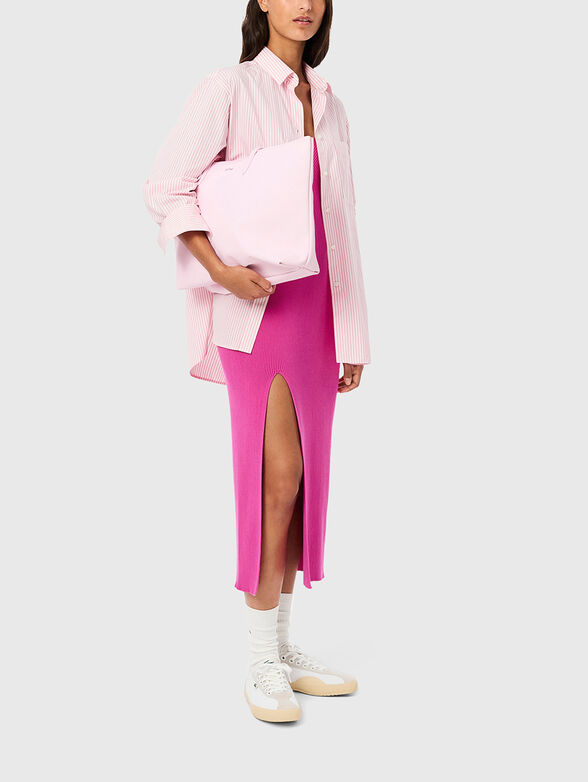 Midi dress with side slit - 4