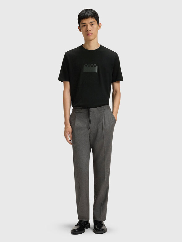 Cotton T-shirt with logo - 2