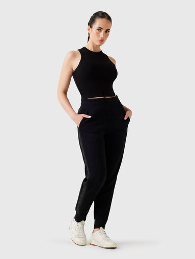 Sport trousers s with accent trim - 5