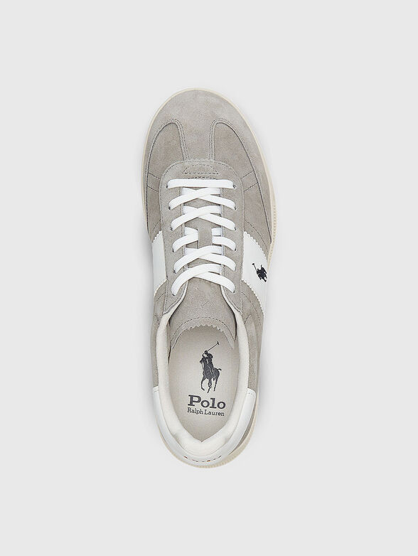 Sports shoes in grey with logo - 4