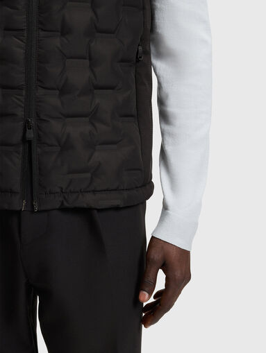 Quilted effect vest - 5