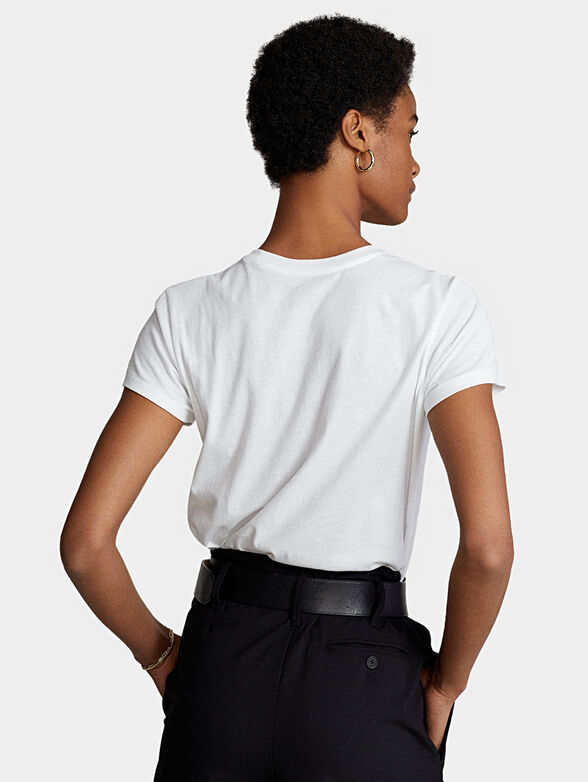 Cotton t-shirt with Polo Bear logo print - 2