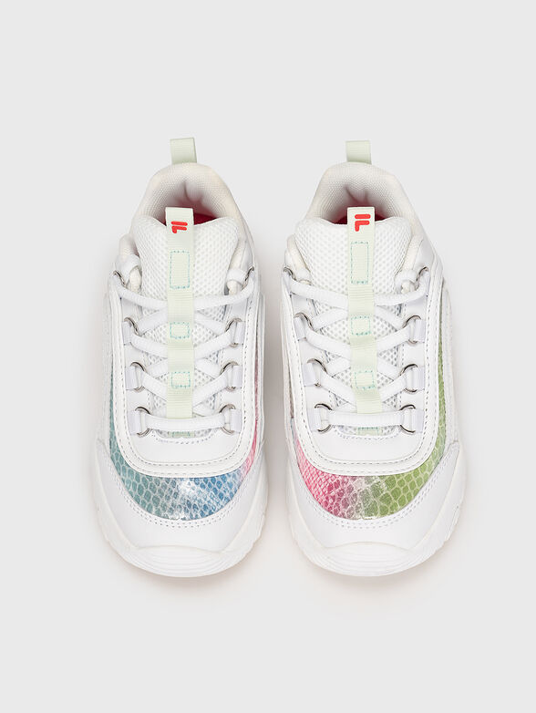 STRADA A sports shoes with snake print - 6