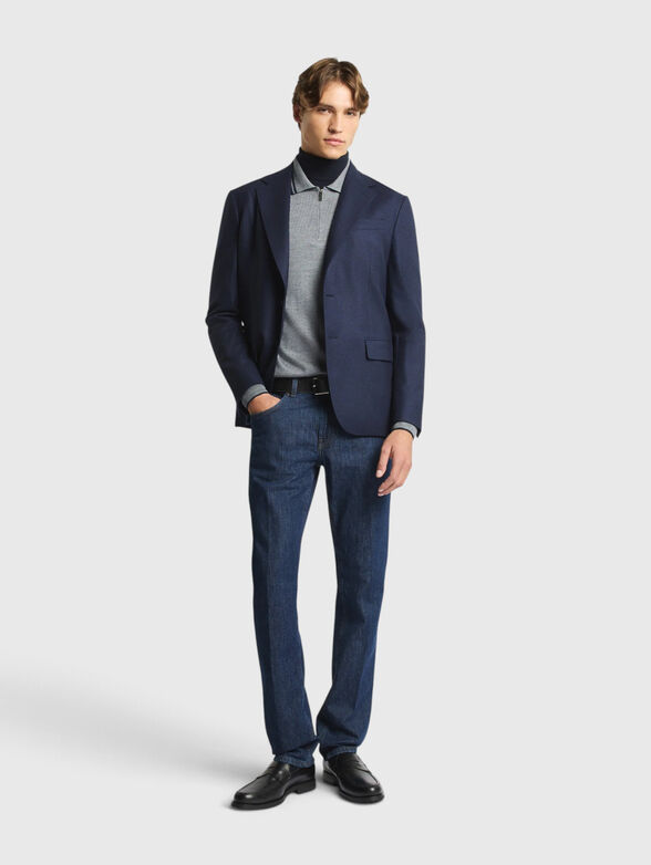 Straight-leg jeans with a logo detail - 4