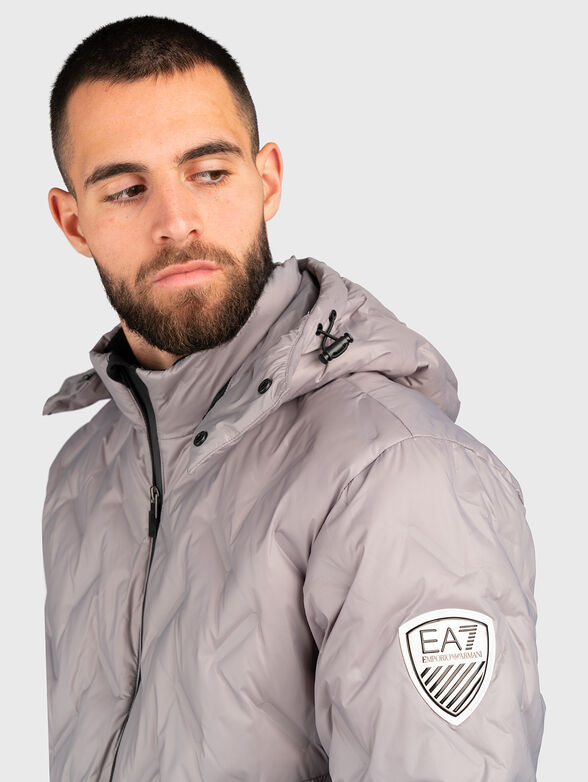 Quilted down jacket  - 4