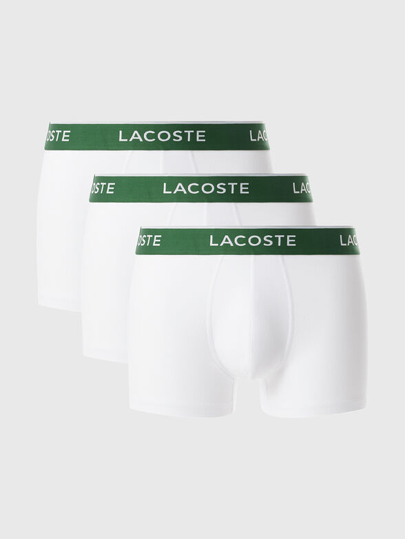 Set of three pairs of boxers with logo - 0