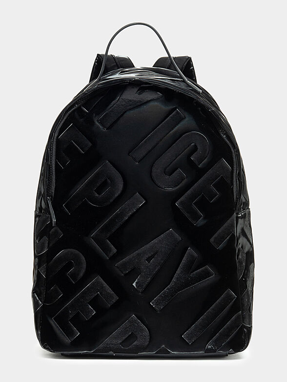 Backpack with embossed logo texture - 1