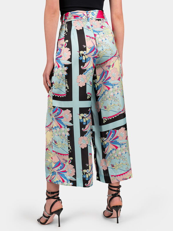 Trousers with abstract animal print - 2