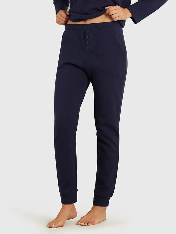 MIX & MATCH pyjama bottoms in dark blue - 3