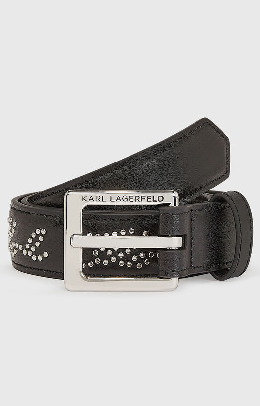K/SIGNATURE black belt with rhinestones brand Karl Lagerfeld  display picture 1