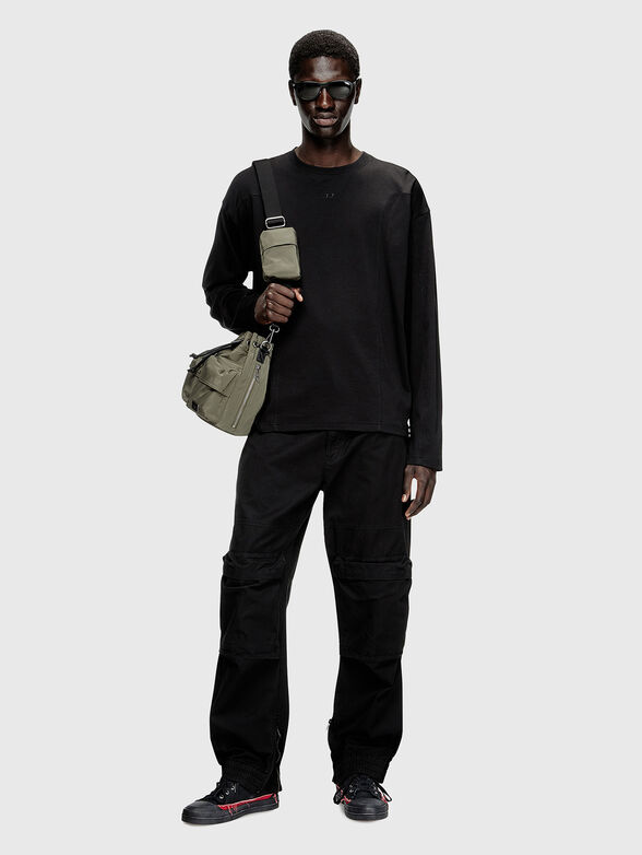 T-BOXT-LS-INT long sleeve logo embroidered blouse - 2